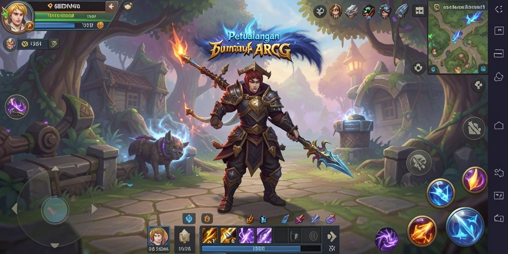 Screenshot gameplay 68IDN menampilkan aksi seru dalam pertempuran ARPG.