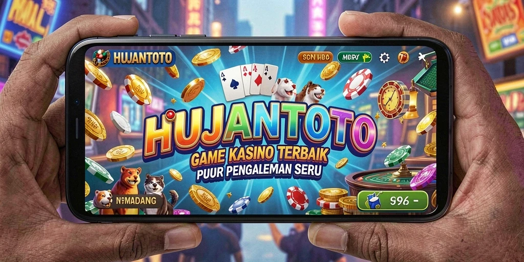 Tampilan gameplay HUJANTOTO yang menarik dan seru.
