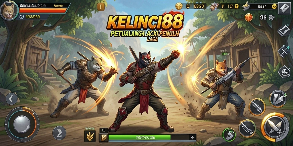 Screenshot gameplay yang menampilkan aksi seru di KELINCI88.