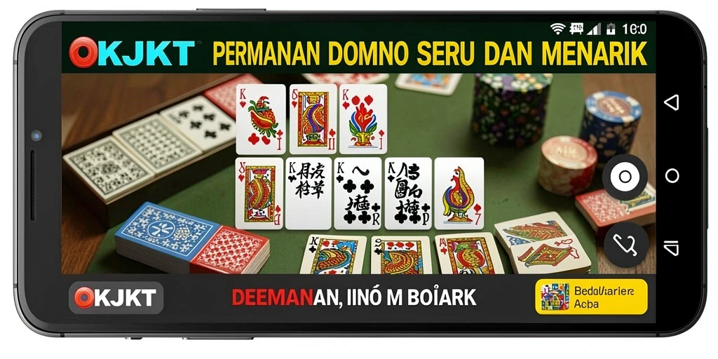 Tampilan menarik dari gameplay Domino di OKJKT.