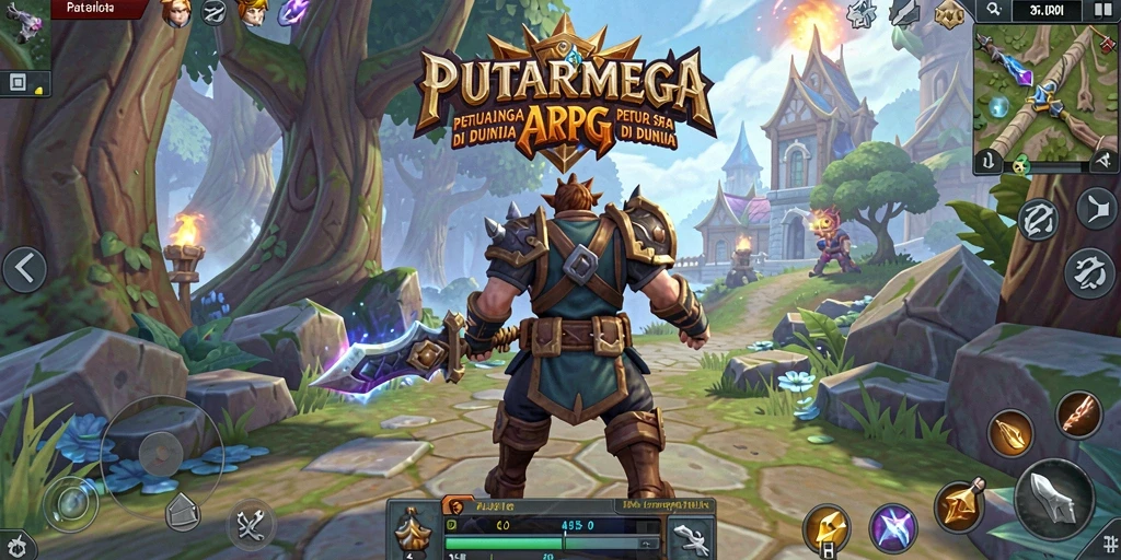 Tangkapan layar pertarungan epik di PUTARMEGA dengan grafik memukau.