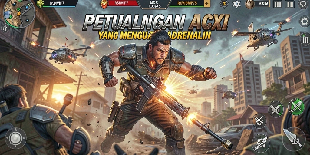 Tampilan gameplay RSNVIP7 yang penuh aksi dan menarik.