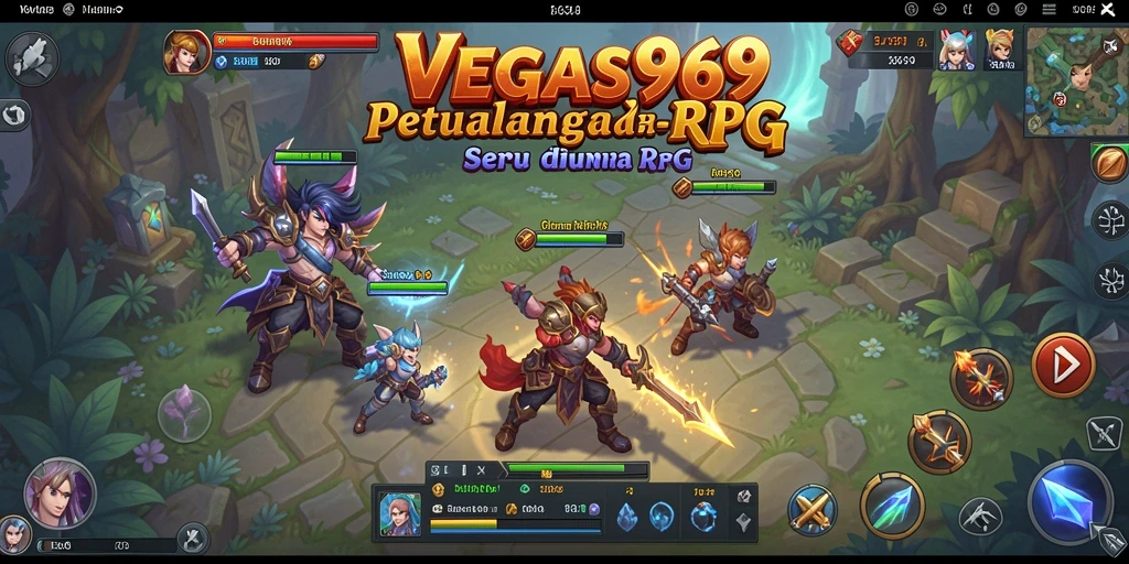 Tangkapan layar permainan RPG yang menampilkan aksi mendebarkan.