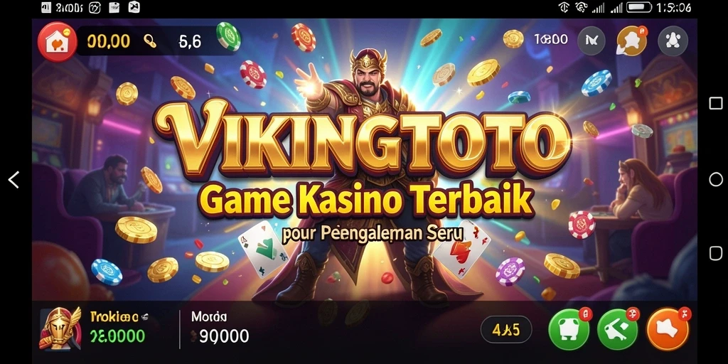 Tampilan gameplay VIKINGTOTO yang menampilkan keseruan permainan Kasino.