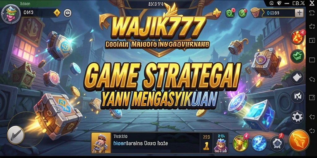 Tangkapan layar utama WAJIK777 menampilkan aksi pertempuran yang mendebarkan.
