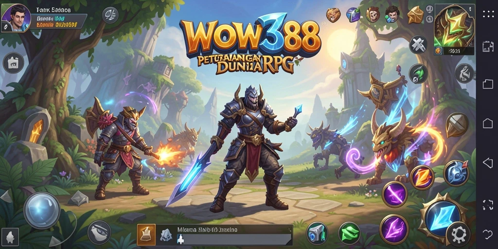 Tampilan gameplay menarik dalam dunia RPG yang penuh petualangan.
