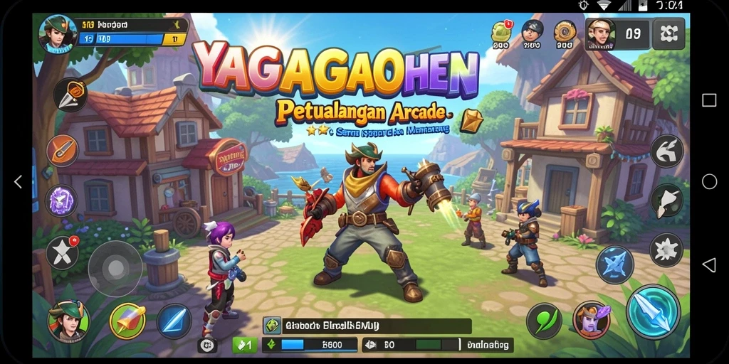 Screenshot YAGAOHEN yang menampilkan aksi gameplay Arcade yang seru.