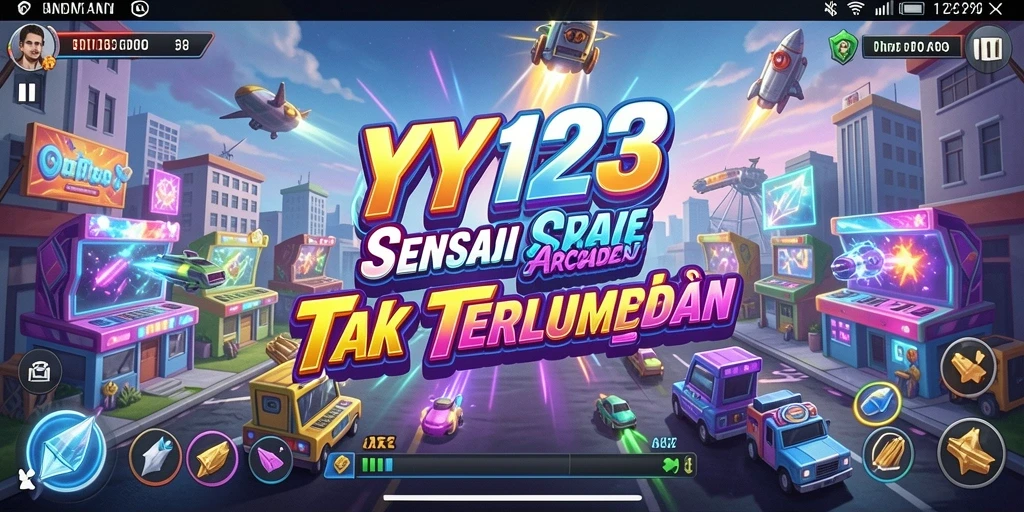 Tampilan gameplay menarik dari YY123 dengan aksi seru dan rintangan menarik.