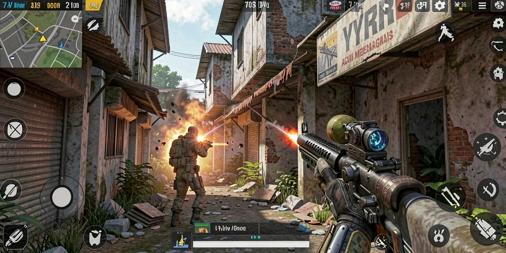 Gameplay seru dengan grafis menawan di YYRR.