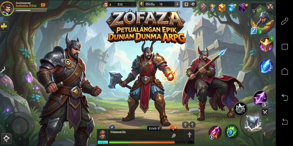 Gameplay seru dan grafis menakjubkan dalam ZOFAZA.